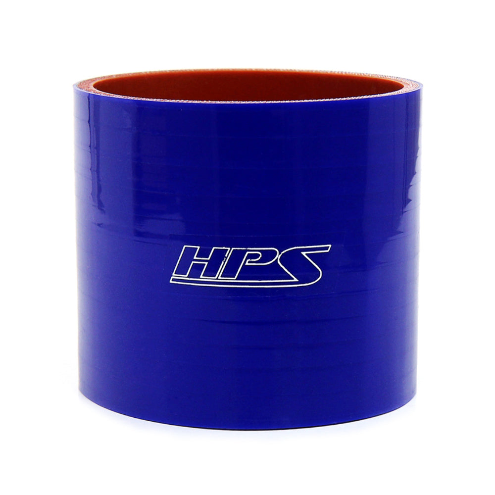 HPS HTSC-100-BLUE 1" ID 3" 4-ply Blue Silicone Coupler Hose