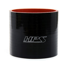 Load image into Gallery viewer, HPS HTSC-100-L4-BLK 1&quot; ID 4&quot; 4-ply Black Silicone Coupler Hose