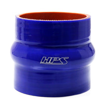 Load image into Gallery viewer, HPS HTSHC-062-L6-BLUE 5/8&quot; ID 6&quot; 4-ply Blue Silicone Hump Coupler Hose