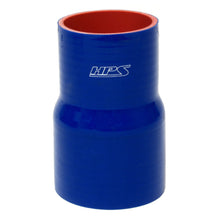 Load image into Gallery viewer, HPS HTSR-075-100-L4 3/4&quot;-1&quot; ID 4&quot; 4-ply Blue Silicone Reducer Coupler Hose