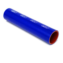 Load image into Gallery viewer, HPS HTST-038-BLUE 3/8&quot; ID 1&quot; 4-ply Blue Silicone Tube Coupler Hose