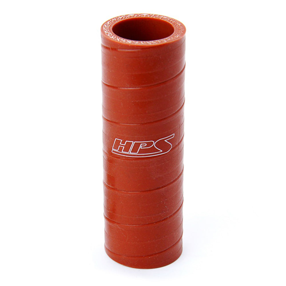 HPS SC-150-L4-HOT 1-1/2" ID 4" 4-ply Orange Silicone Coupler Hose