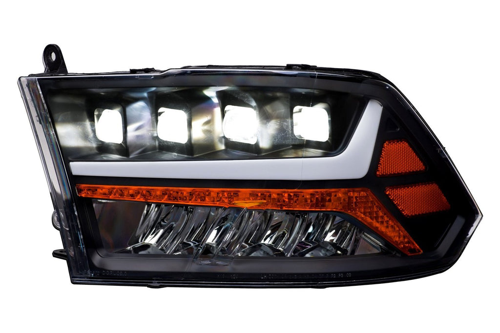 Alpha Owls 7180093 Tri Pro LED Headlight For 2009-2018 Ram 1500 Halogen Mdls