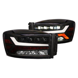 Alpha Owls 7180123 Quad Pro LED Headlight For 2006-2008 Ram 1500