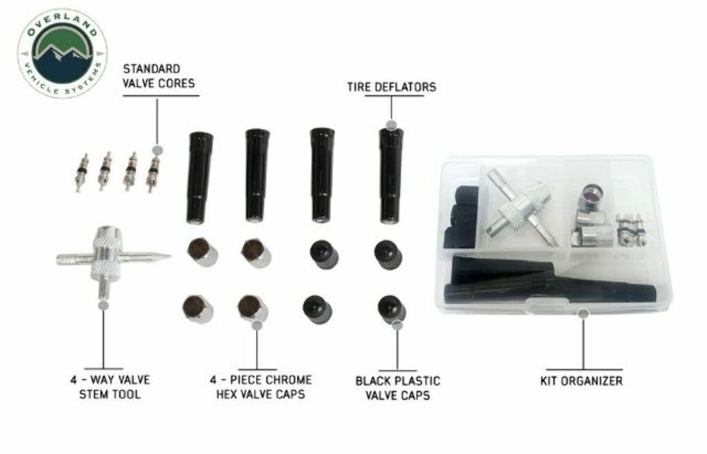 Overland 12030001 Tire Plug Repair Kit 53 Piece Off Road Truck Jeep