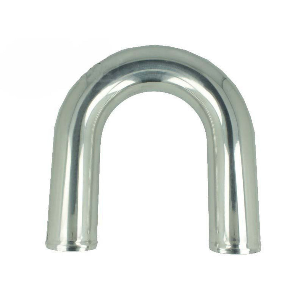 BOOST Products Aluminum Elbow 180 Degrees w 101mm 4" OD Mandrel Bent Polished