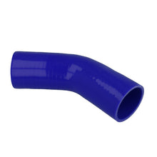 Load image into Gallery viewer, BOOST Products Blue Silicone Elbow 45 Degrees 8mm 5/16&quot; ID