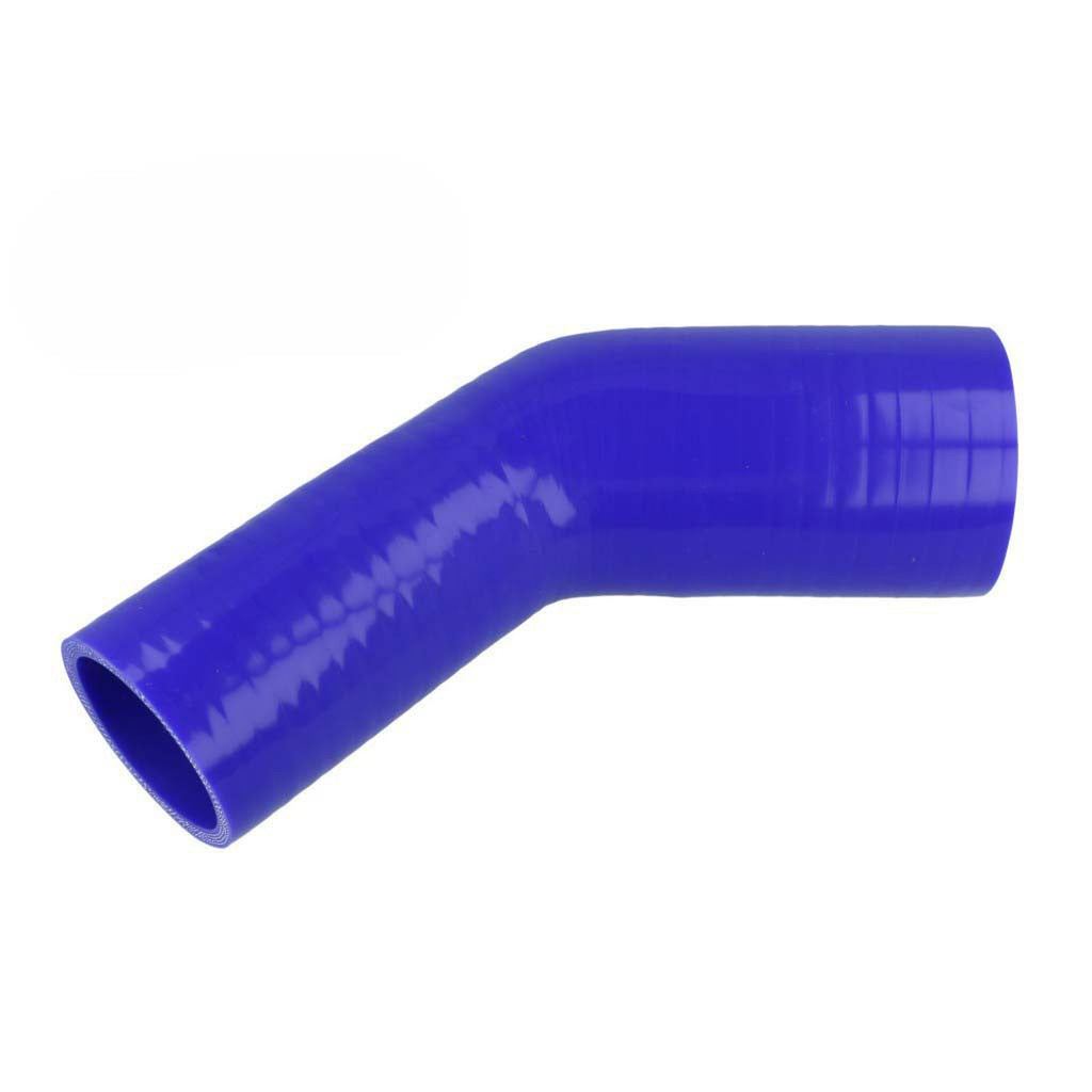 BOOST Products Blue Silicone Reducer Elbow 45 Degrees 16 - 13mm 5/8" - 1/2" ID