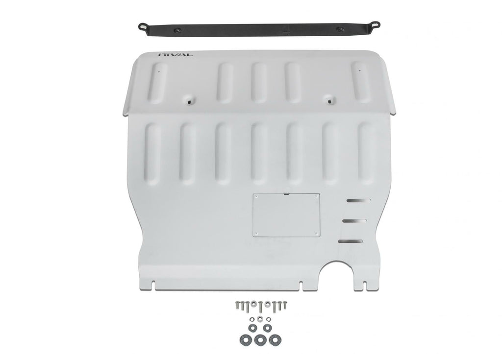 Rival 4x4 Aluminum Radiator And Engine Skid Plate For 2019-2021 Forester