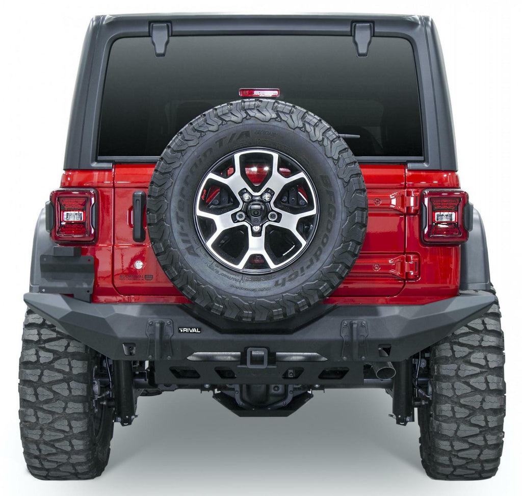 Rival 4x4 Full-Width Aluminum Rear Bumper For 2018-2022 Wrangler JL