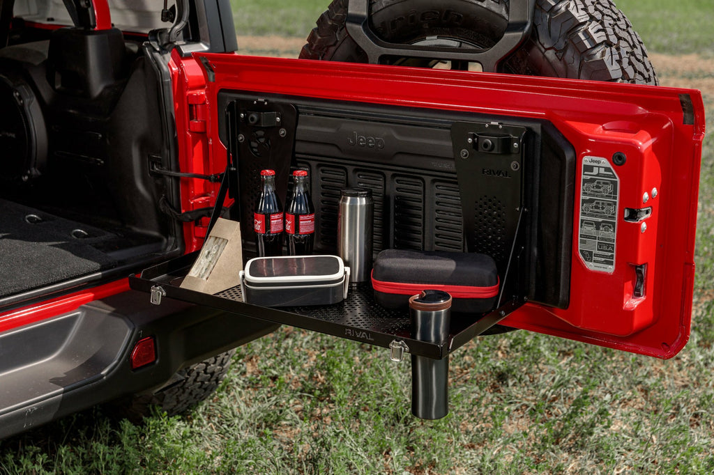 Rival 4x4 Aluminum Tailgate Table For 2018-2022 Wrangler JL