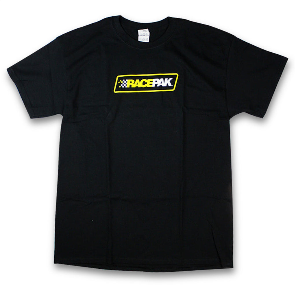 Racepak 880-PM-MTBKM-M Short Sleeve Racepak Shield Logo T-Shirt