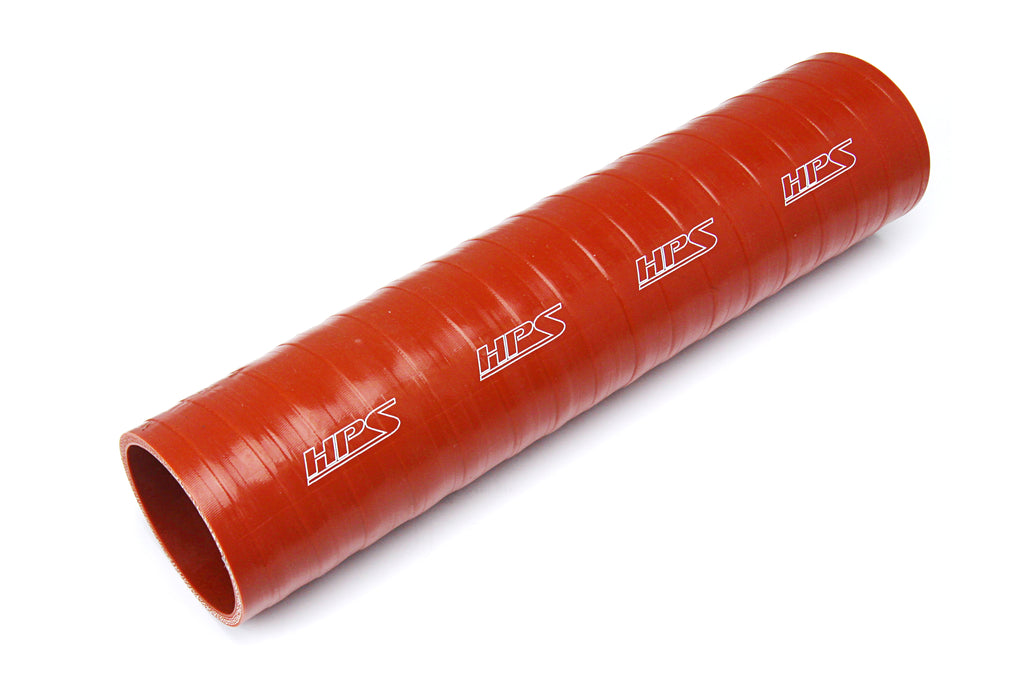 HPS ST-450-HOT 4-1/2" ID 1" 4-ply Orange Silicone Tube Coupler Hose