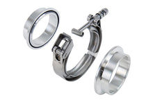 Load image into Gallery viewer, HPS Steel 2-1/2&quot; V Band Clamp Kit Aluminum Flanges NBR O-Ring Quick Release